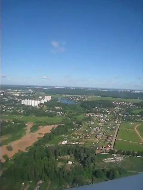 Заход и посадка в домодедово Заход и посадка в домодедово
