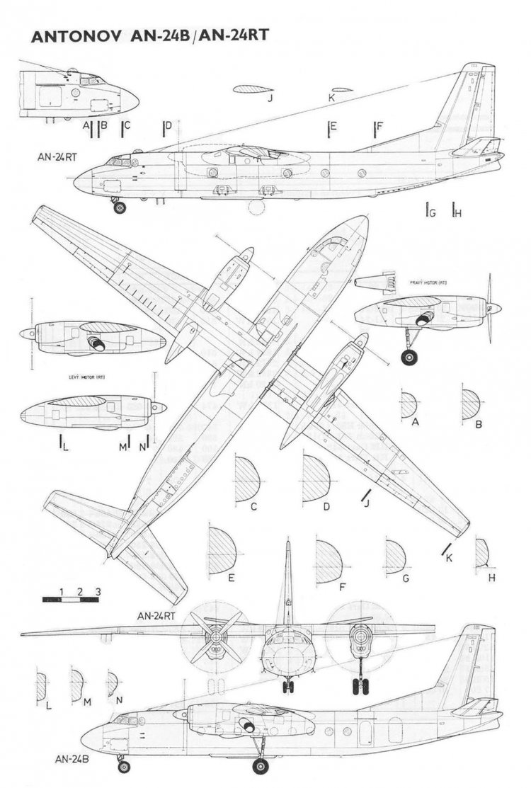 Ан 140 чертеж