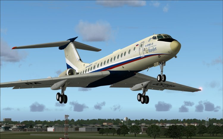 скачать ту 134 для fsx Туполев ту-134 (tu-134) microsoft flight simulator самолёты.