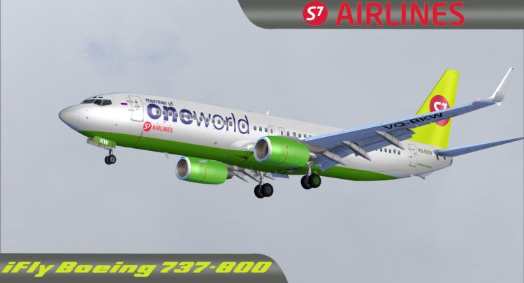 iFly Boeing 737-800 ''S7 Airlines" - FS2004 Ливреи и текстуры для ...