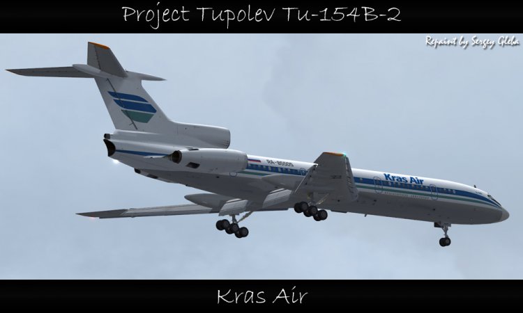 Project Tupolev Ту-154Б-2 - Красноярские авиалинии - FS2004 Ливреи и ...