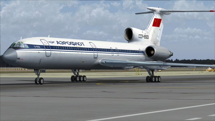 ПТ Ту-154М А/К Аэрофлот. Борт СССР-85639 - FS2004 Ливреи И.