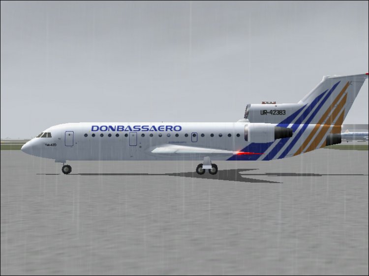 Як-42 ДонбассАэро - FS2004 AI Самолеты для трафика - Avsim.su