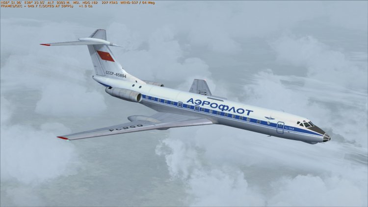 Ту-134А и Ту-134А-3 СССР - FS2004 AI Самолеты для трафика - Avsim.su
