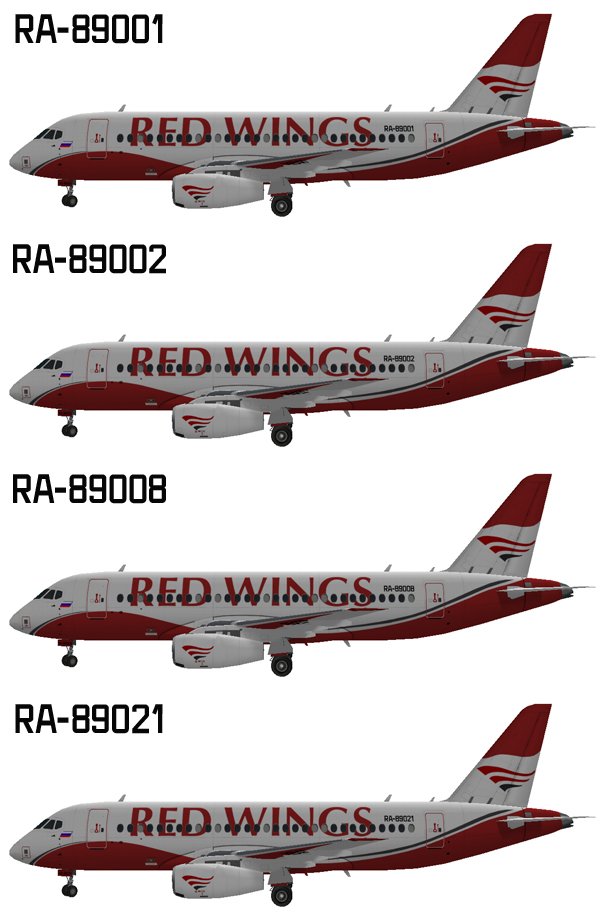 Схема ssj 100 red wings