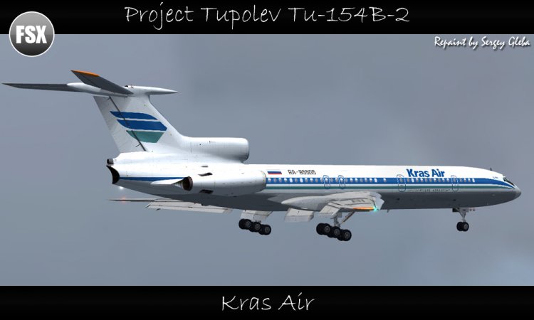Project Tupolev Ту-154Б-2 - Красноярские авиалинии - FSX Ливреи и ...