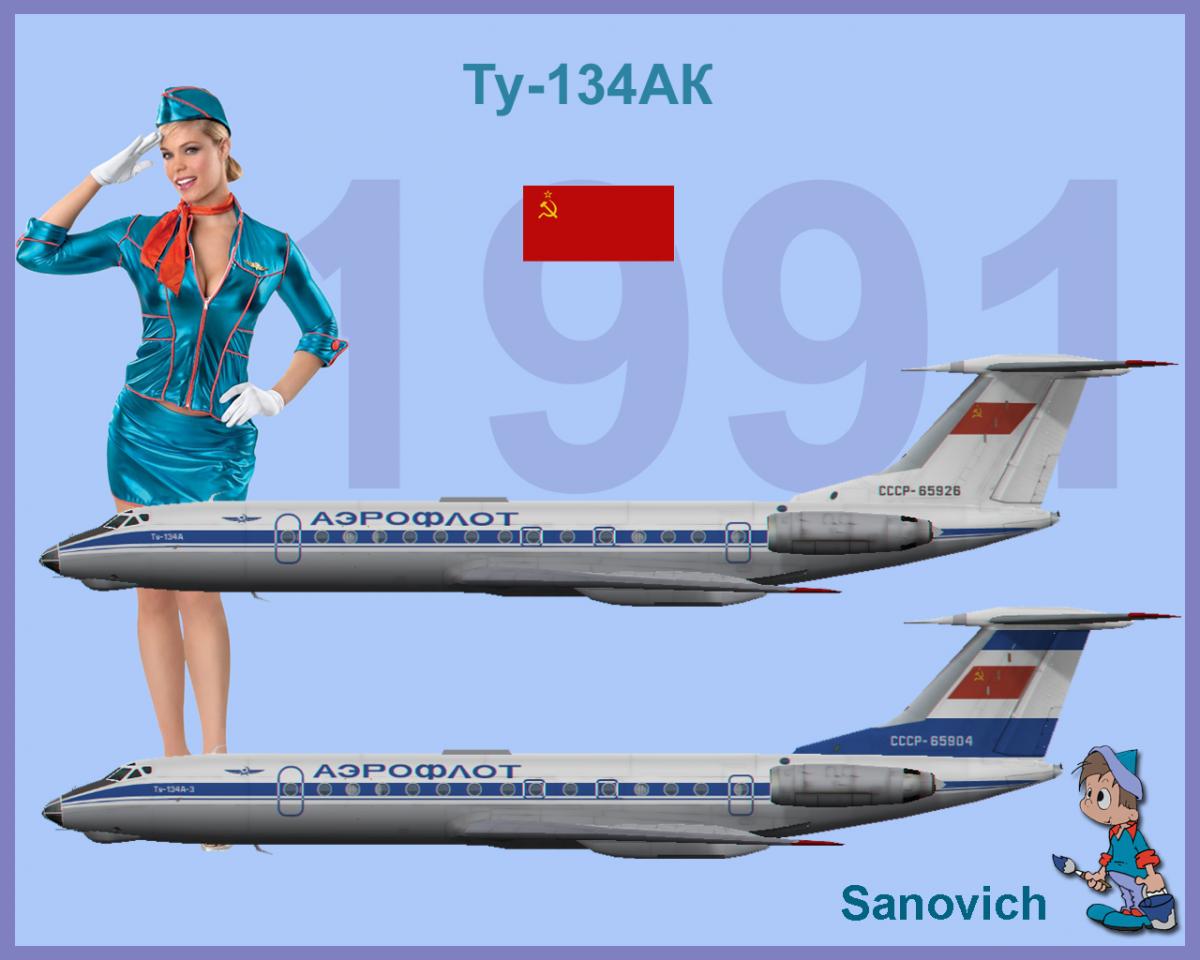 Ту 134 девочка картинка