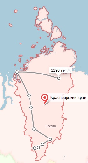 Карта хатанга красноярский край