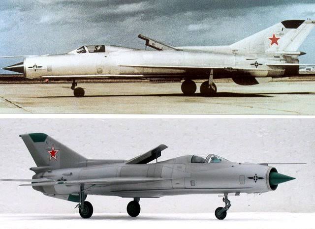 Технические характеристики экспериментального самолета МиГ-21ПД