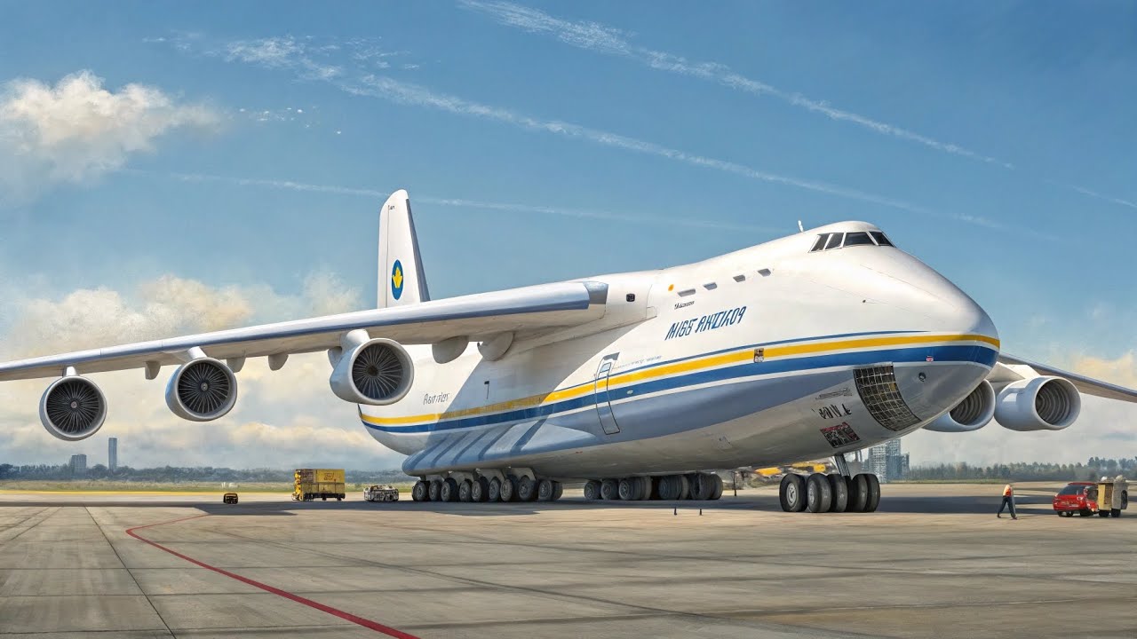 Самый большой самолет в мире Ан-225 «Мрия»