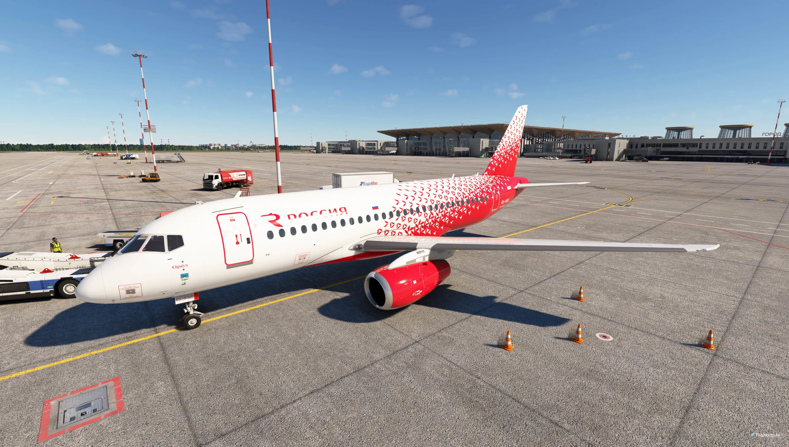 Superjet 100 авиакомпании «Россия»