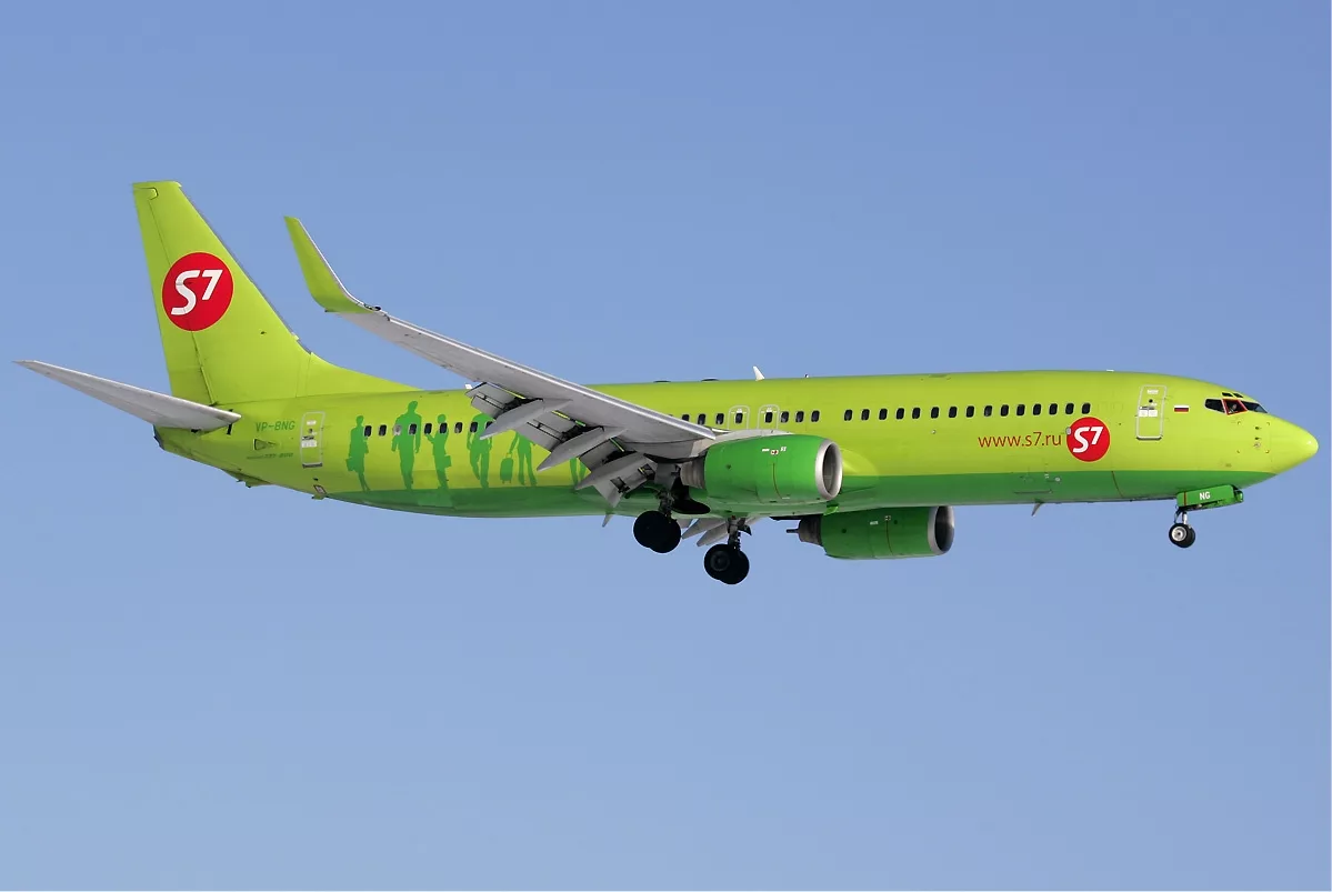 Boeing 737-800 авиакомпания S7