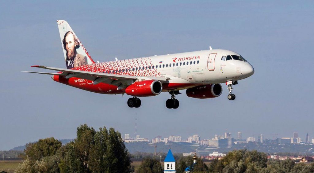 Ливрея «Менделеев» (Superjet 100, борт RA-89025)