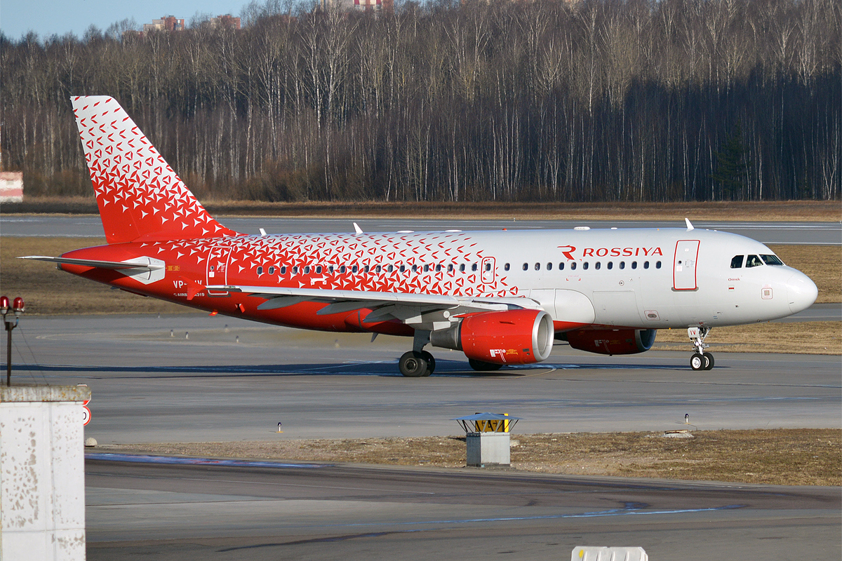 Схема салона Airbus A319 авиакомпании Россия: 2 варианта компоновки салона, расположение мест и шаг кресел