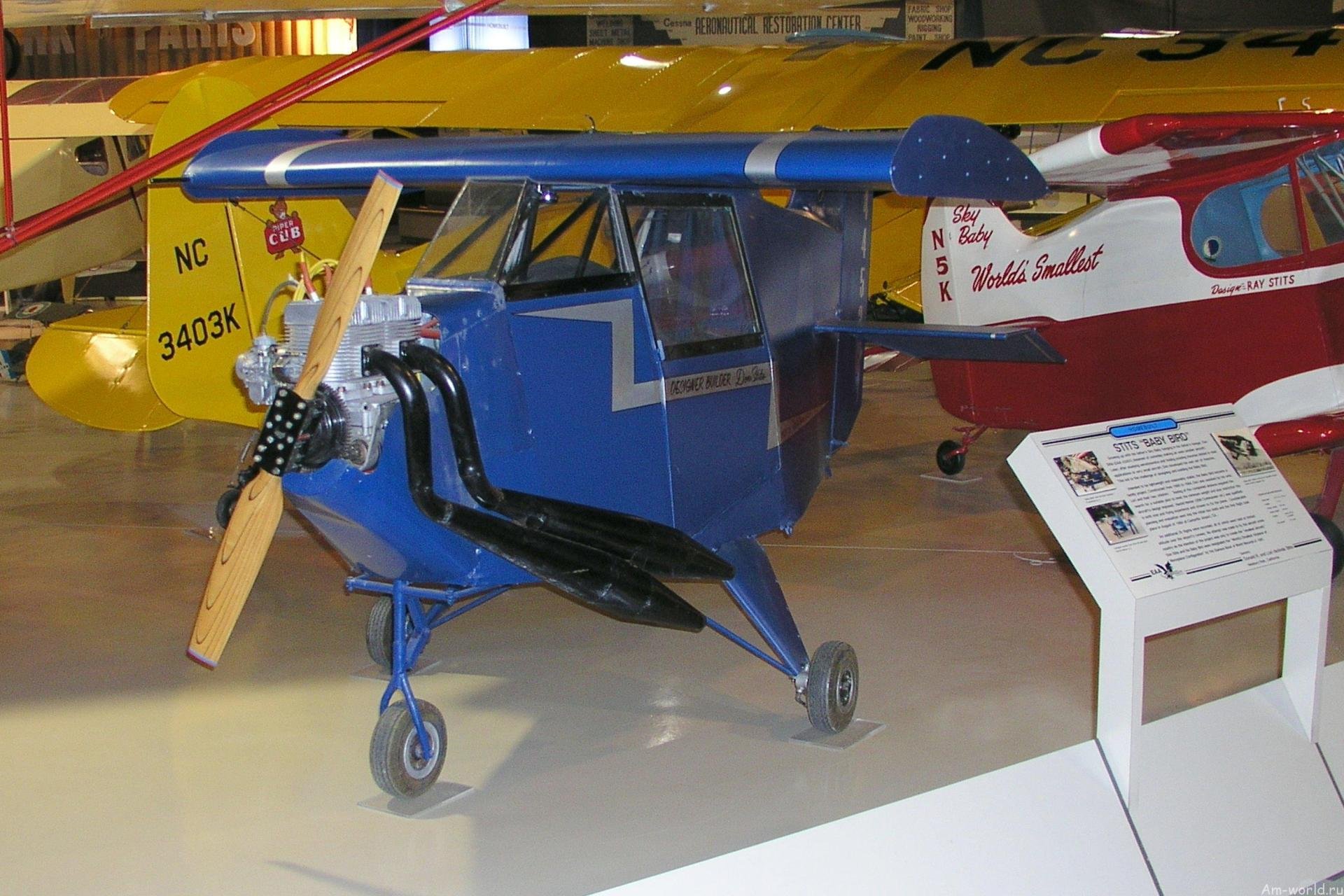 Самый маленький моноплан в истории: Stits DS-1 Baby Bird