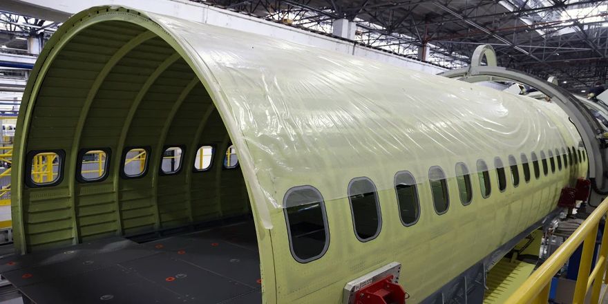 Серийная сборка МС-21 на Иркутском авиазаводе- фото 1