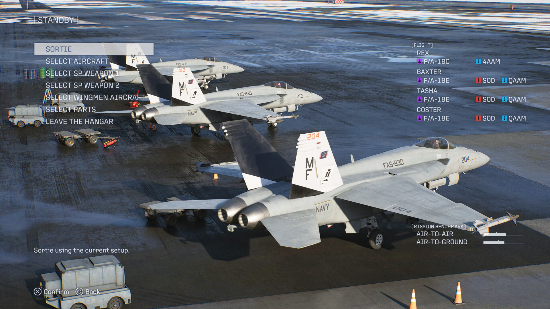 Линейка истребителей Ace Combat 8